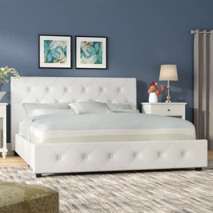 Salina Tufted Low Profile Bed
