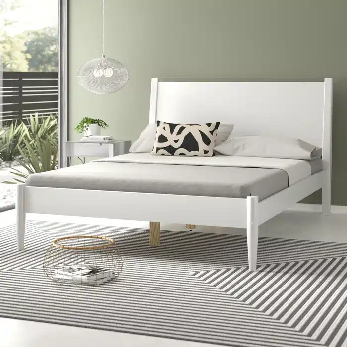Gray Solid Bed