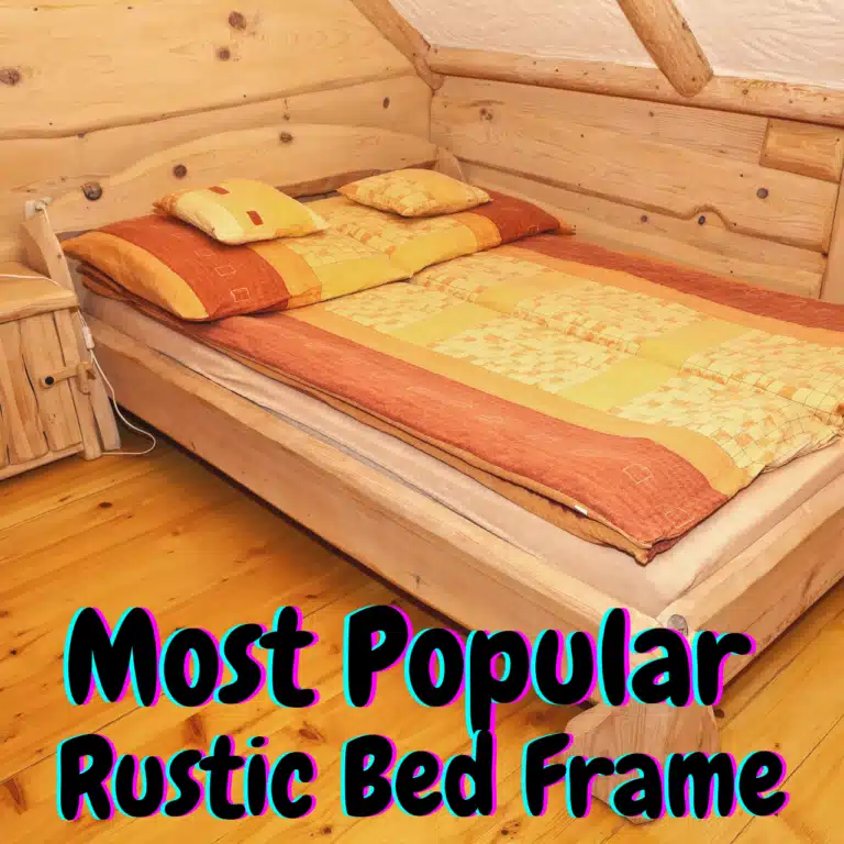 rustic bed frame