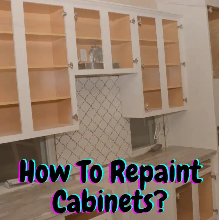how to repaint cabinets