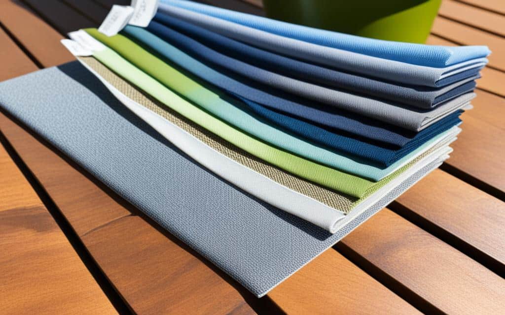 Outdoor Chair Fabric Selection