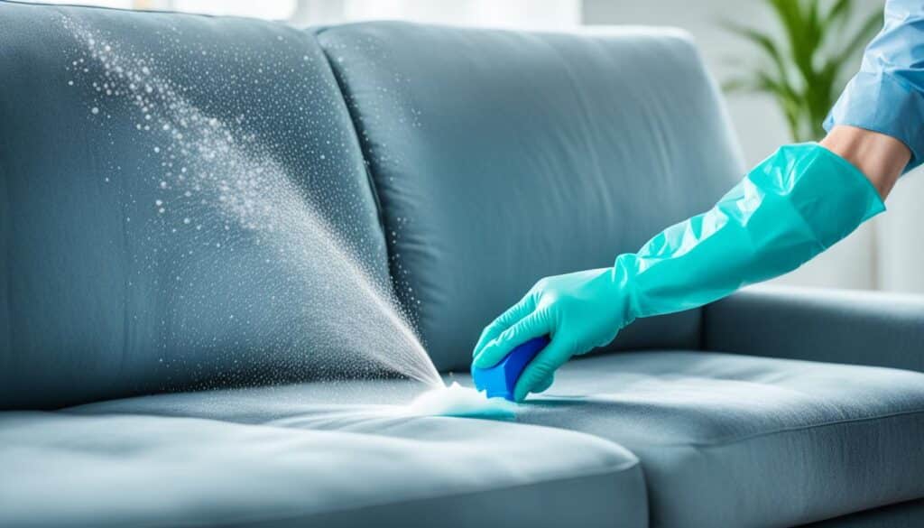 disinfecting used furniture