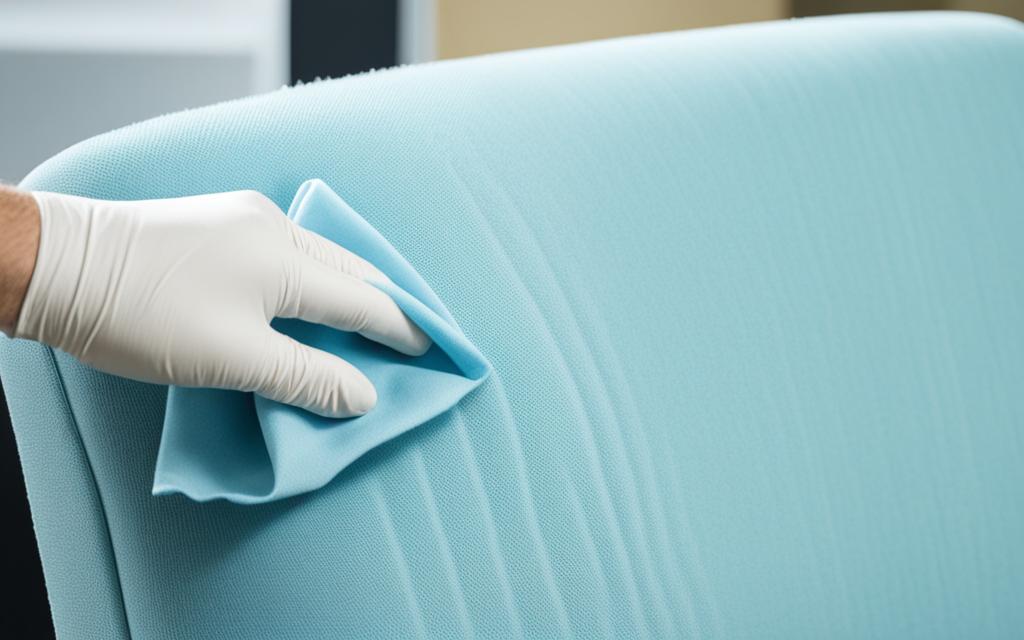 how to clean polyester chair