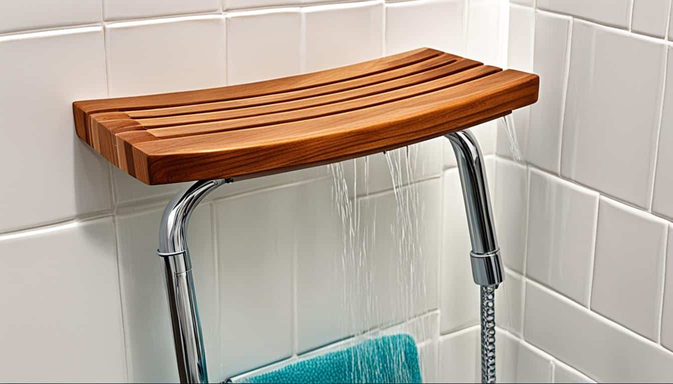 how to clean teak shower stool