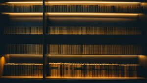 how to light a bookcase