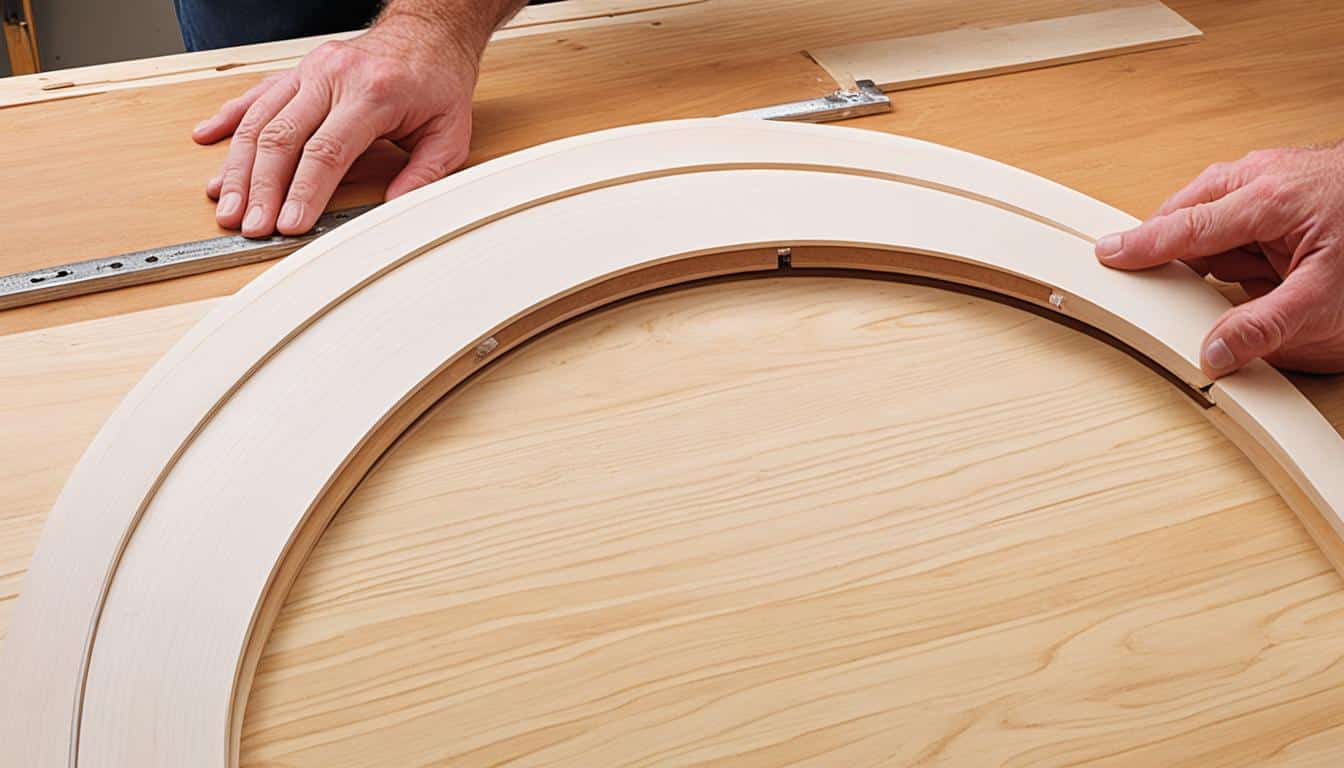 how to make curved cabinet doors