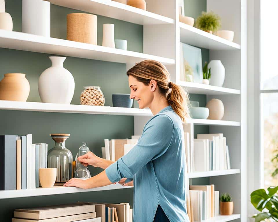 how to prevent dust on shelves