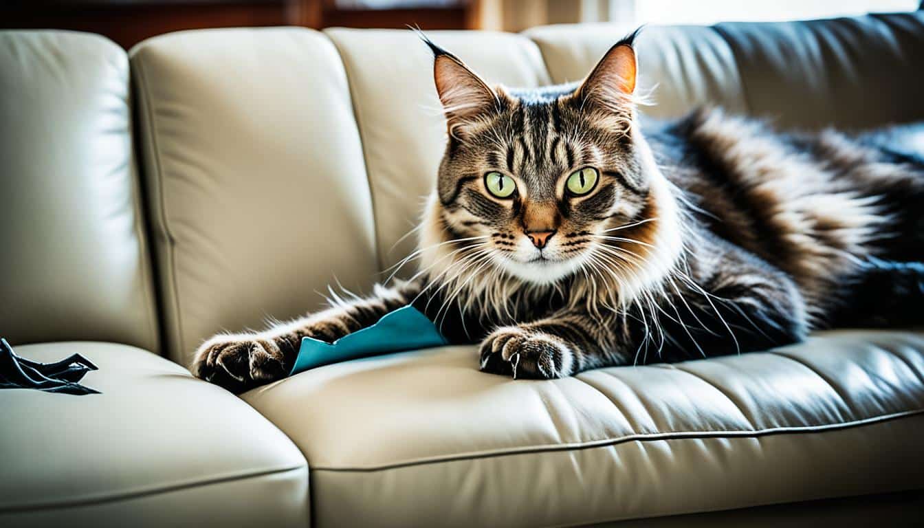 how to protect leather couch from cats