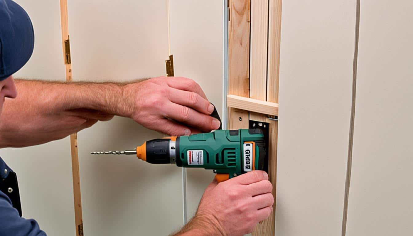 how to put hinges on a cabinet door
